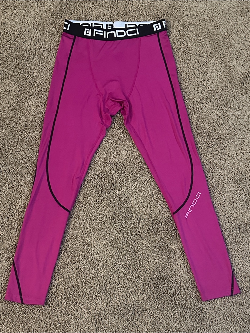 Men’s Compression Tights - Pink